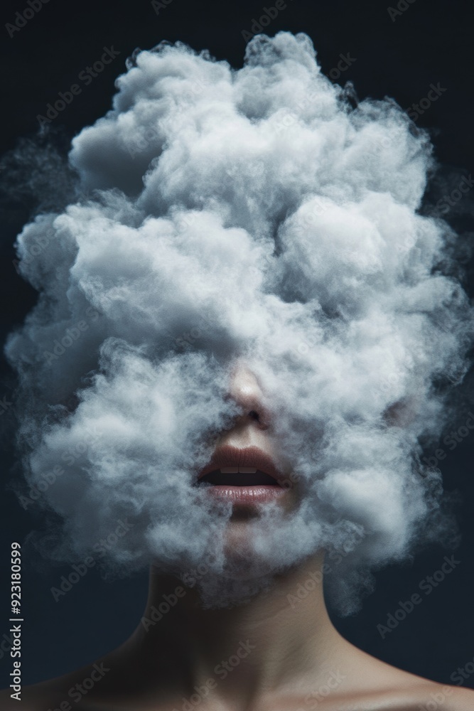 An artistic rendering depicts a mind clouded by fog, symbolizing mental fatigue, sleepiness, and cognitive dysfunction syndrome. An artistic rendering depicts a mind clouded by fog, symbolizing mental fatigue, sleepiness, and cognitive dysfunction syndrome.