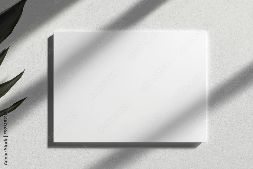 Blank A4 Paper Mockup on Isolated Background created with Generative AI Blank A4 Paper Mockup on Isolated Background created with Generative AI