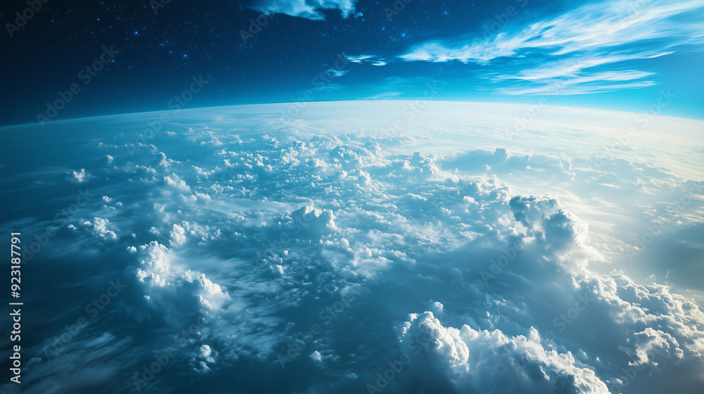 Fototapeta premium AI-Enhanced Global Weather Prediction System Providing Accurate Long-Term Forecasts