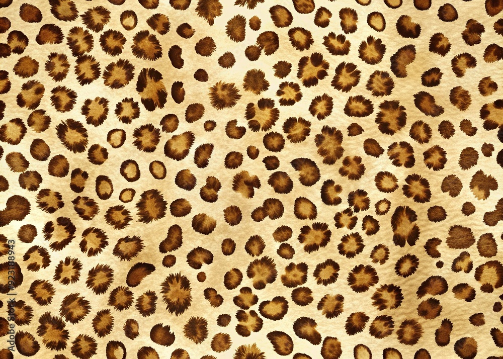 Vibrant leopard-print textured background with darker brown and golden spots on a creamy beige surface, evoking a sense of wild luxury and sophisticated charm. Vibrant leopard-print textured background with darker brown and golden spots on a creamy beige surface, evoking a sense of wild luxury and sophisticated charm.
