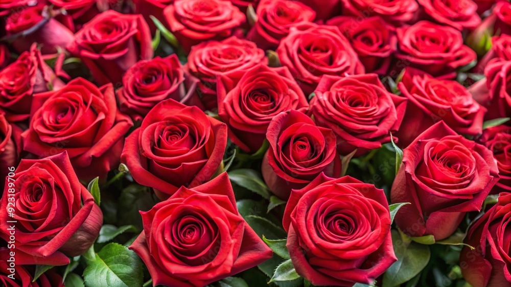red roses background