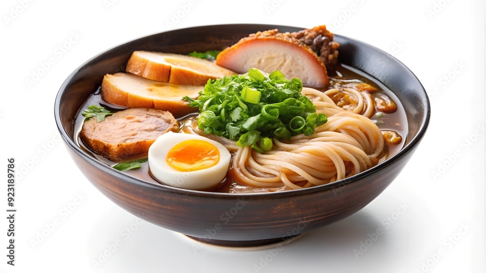 delicious tasty of ramen on white background delicious tasty of ramen on white background