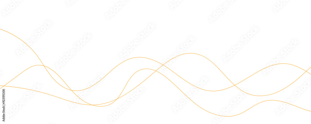 Abstract vector orange wave background..EPS10