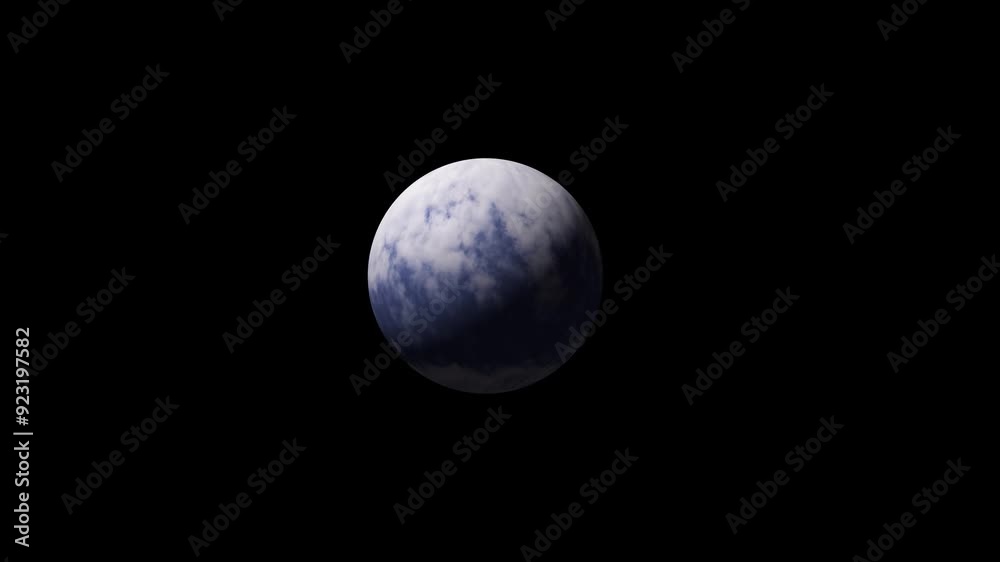 storm occurring on the blue planet with black background. storm occurring on the blue planet with black background.
