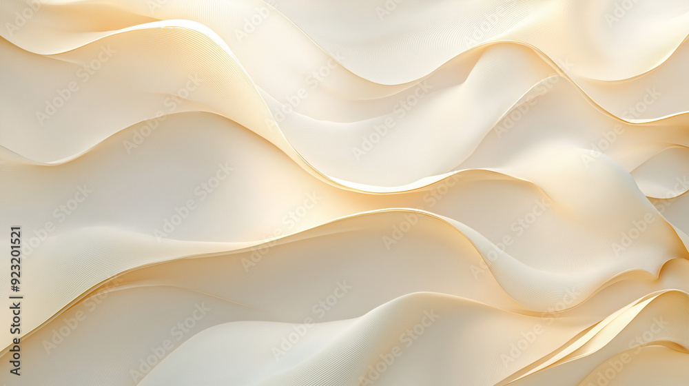 Fototapeta premium silk fabric background made of waves