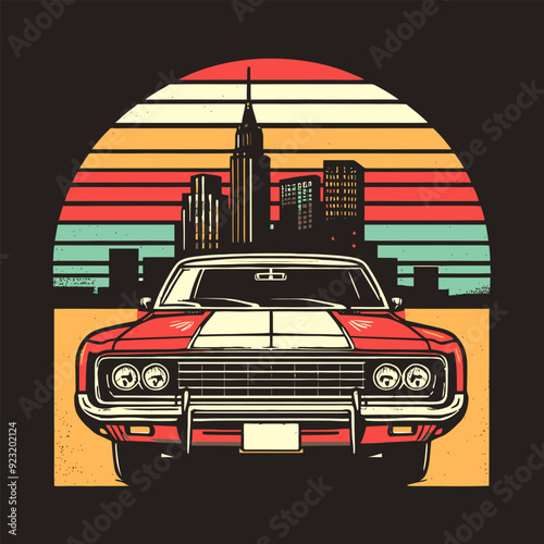 car and city