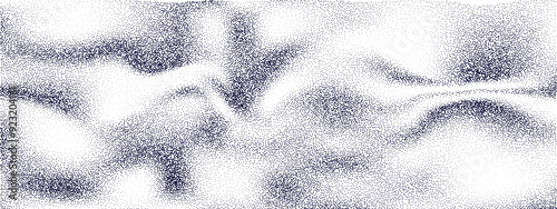 Noise gradient vector texture. Random gritty background. Monochrome halftone pattern. Distressed black and white elements. Vintage grunge backdrop.