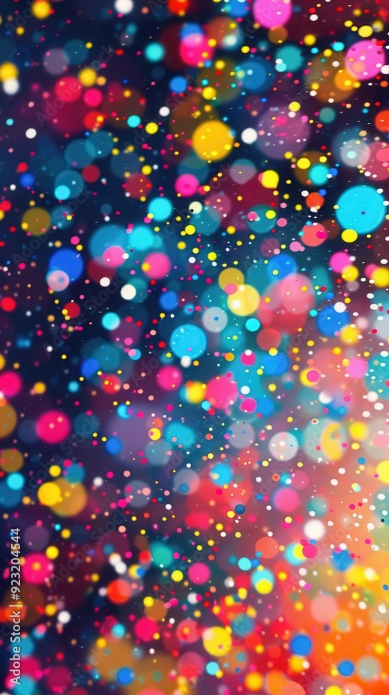 A vibrant display of colorful dots creates an eye-catching abstract background filled with light and energy A vibrant display of colorful dots creates an eye-catching abstract background filled with light and energy