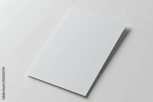 Blank A4 Paper Mockup on Isolated Background created with Generative AI