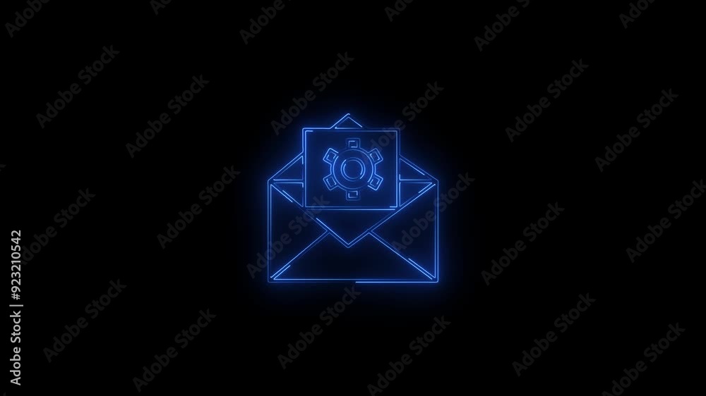 Cloud mail server icon isolated Cloud server hosting for email. Online message service. Mailbox sign.