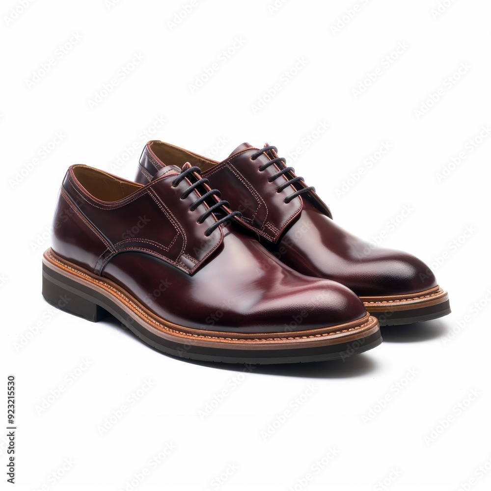 Elegant Burgundy Men’s Leather Dress Shoes for Formal Occasions Elegant Burgundy Men’s Leather Dress Shoes for Formal Occasions