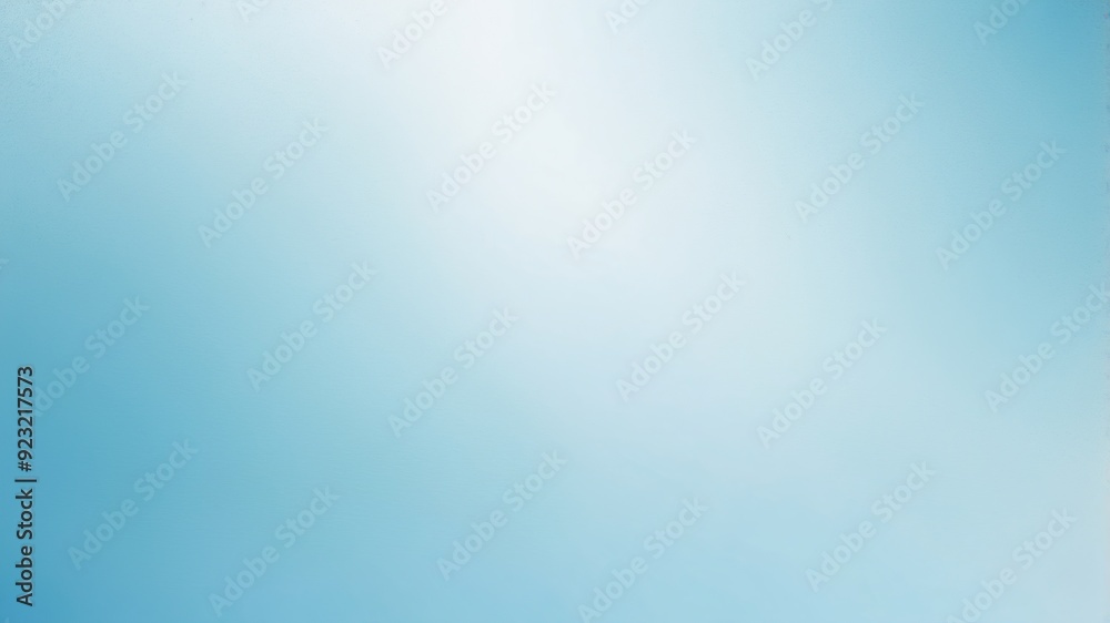 Blue background with white light bottom left.