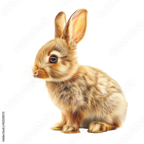 rabbit isolated on white, Easter bunny png