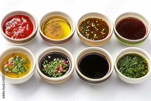 Wallpaper Mural Marinades. Assortment of Spicy Sauces and Ingredients for Cooking and Basting Torontodigital.ca