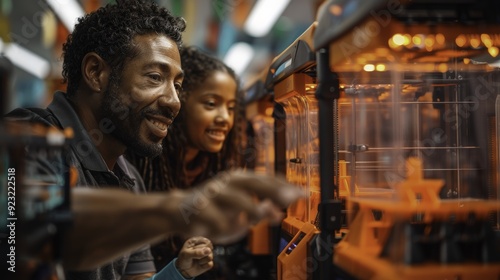 Father and Daughter Explore 3D Printing Technology