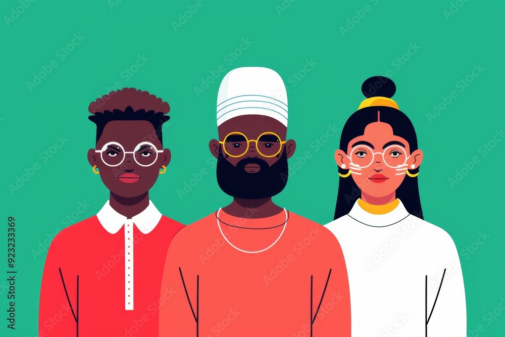 Fototapeta premium cultural customs, racial identity, and habitual practices.
