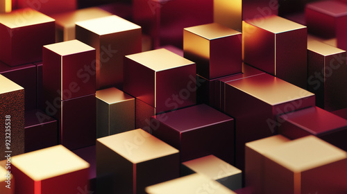 abstract 3d background of cubes