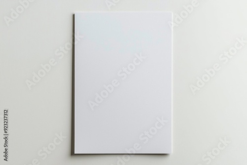 Blank A4 Paper Mockup on Isolated Background created with Generative AI