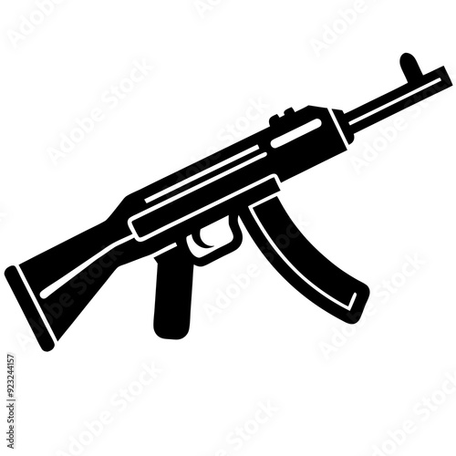 illustration of a gun