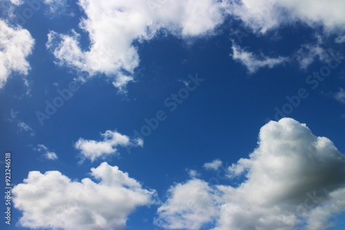 white cloud with blue sky background