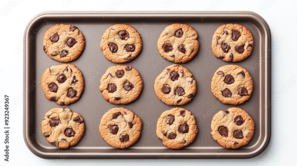 Charming watercolor clipart of a rustic country kitchen setting with a tray of freshly baked cookies on a baking sheet isolated on a clean white background Charming watercolor clipart of a rustic country kitchen setting with a tray of freshly baked cookies on a baking sheet isolated on a clean white background