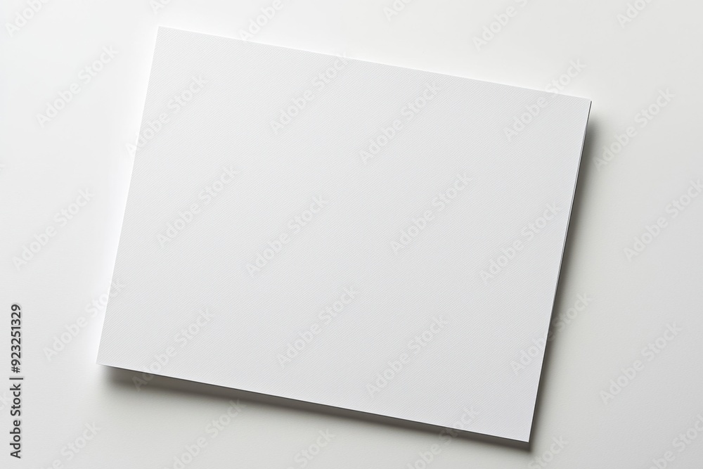 Blank A4 Paper Mockup on Isolated Background created with Generative AI Blank A4 Paper Mockup on Isolated Background created with Generative AI