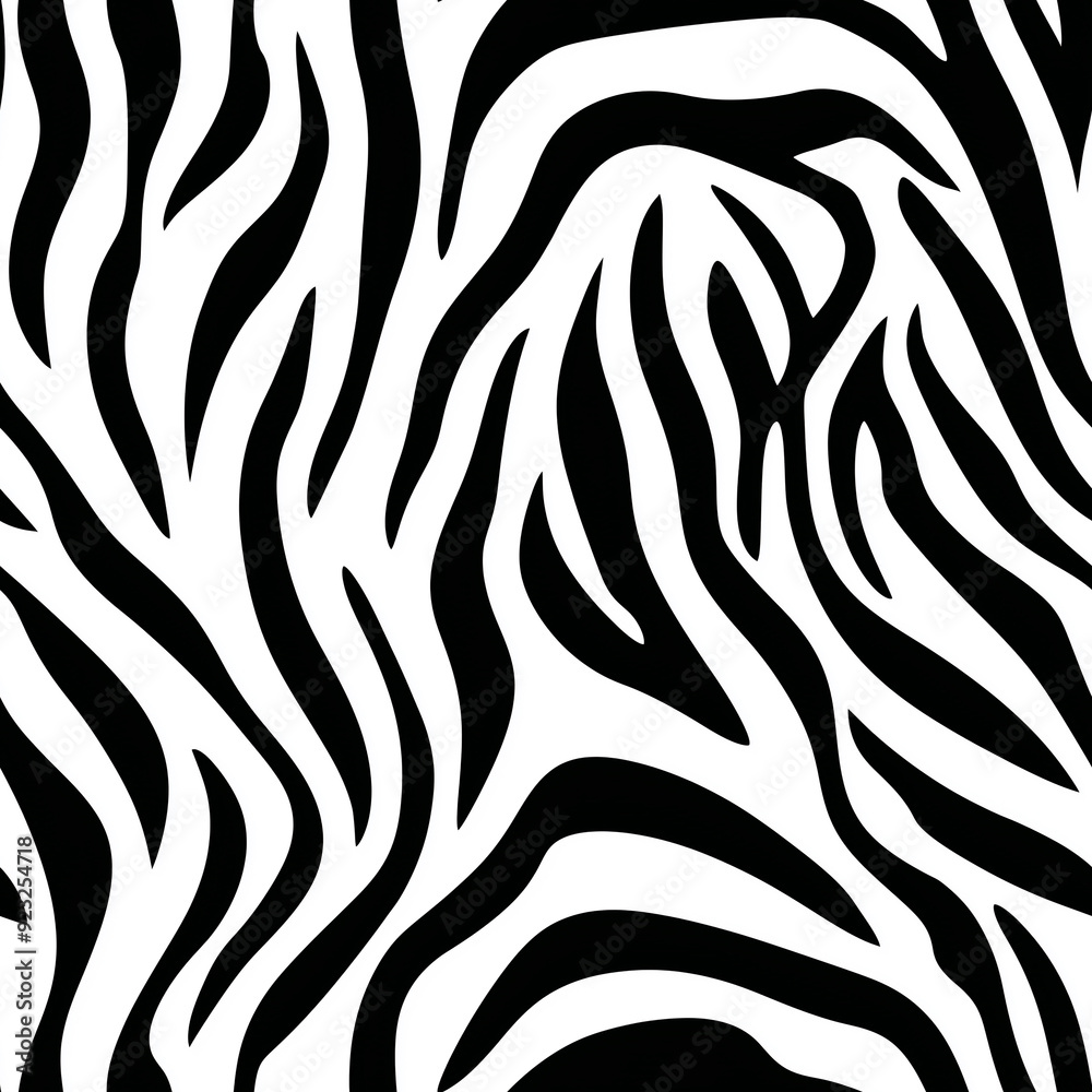 This seamless pattern features bold, irregular black and white zebra-like stripes flowing across the design. The abstract design creates a dynamic, modern look suitable for various applications. This seamless pattern features bold, irregular black and white zebra-like stripes flowing across the design. The abstract design creates a dynamic, modern look suitable for various applications.