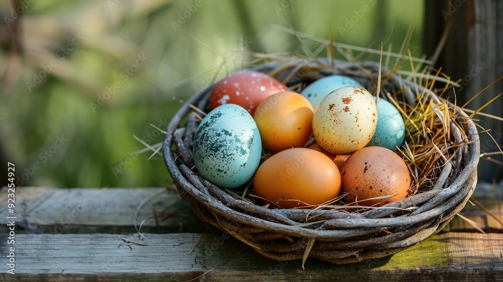 Obraz premium eggs colourfull 