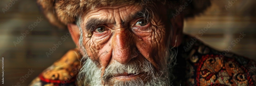 A Circassian elder reminisces about his ancestors. A Circassian elder reminisces about his ancestors.