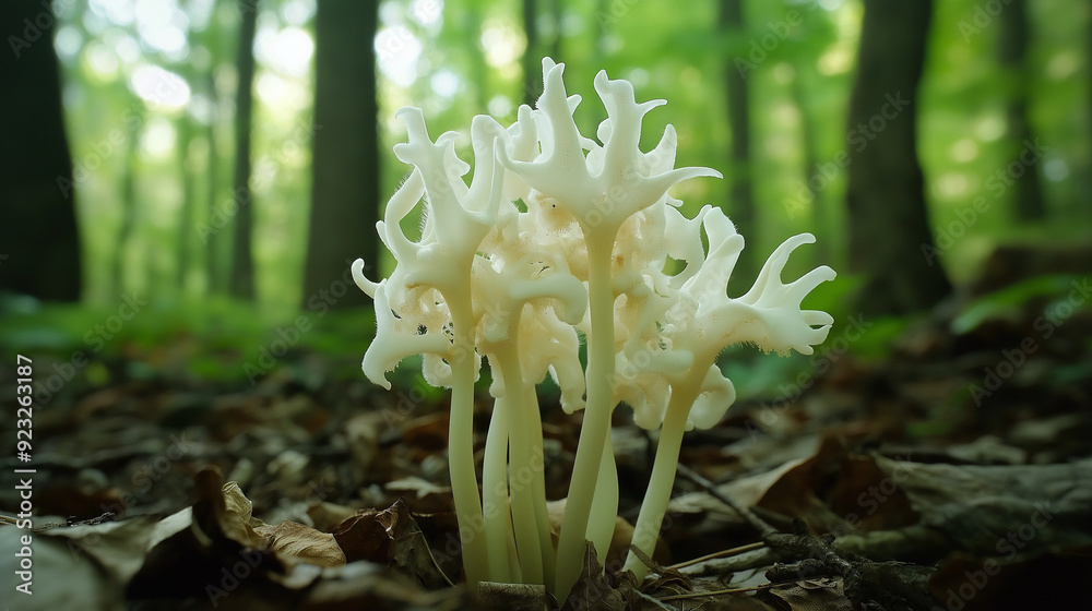 Fototapeta premium ghost plant in the forest 