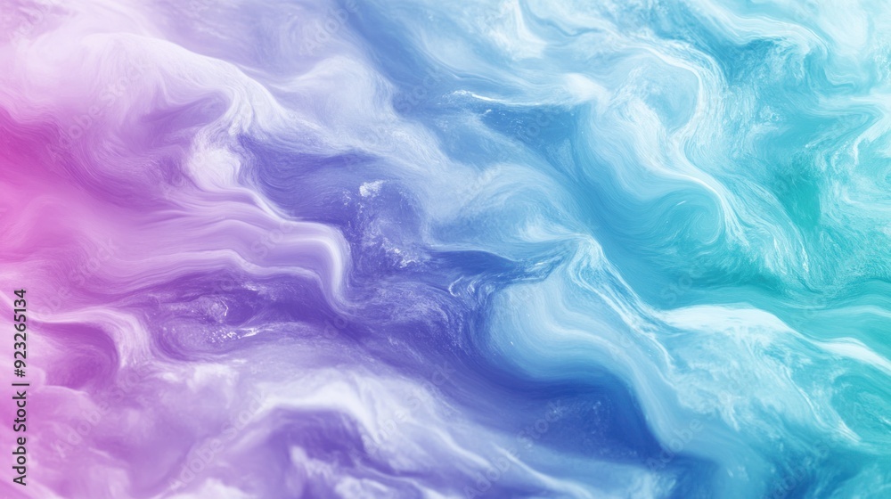 Obraz premium Abstract Swirling Color