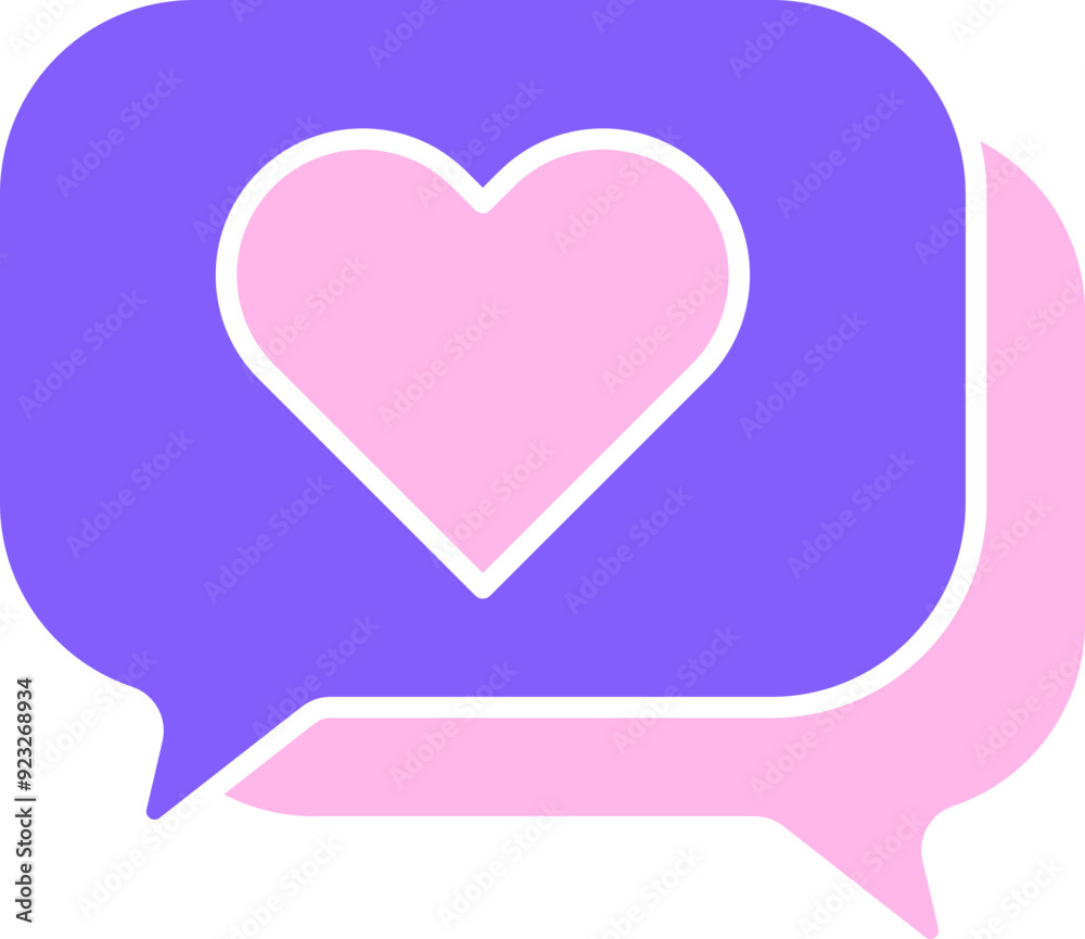 Chat icon. Speech bubble. Flat style. Chat icon. Speech bubble. Flat style.
