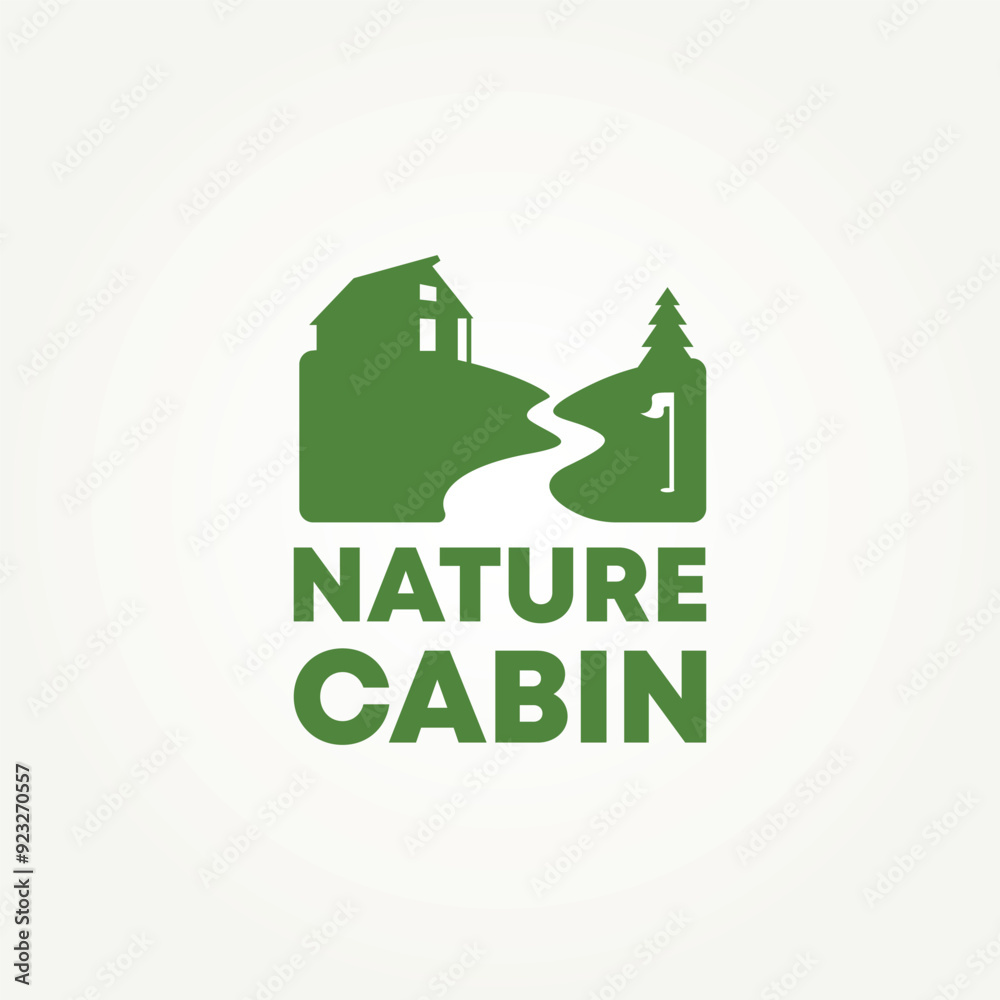 silhouette nature cabin rent house icon logo vector illustration design. simple modern cabin, cottage, log house emblem logo concept silhouette nature cabin rent house icon logo vector illustration design. simple modern cabin, cottage, log house emblem logo concept