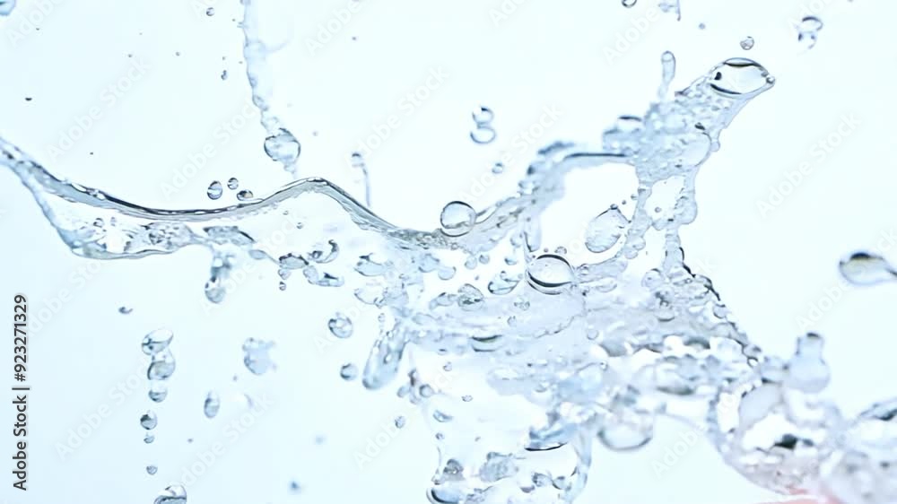 Hand Plunging into Water, Capturing Dynamic Splash and Droplets Hand Plunging into Water, Capturing Dynamic Splash and Droplets