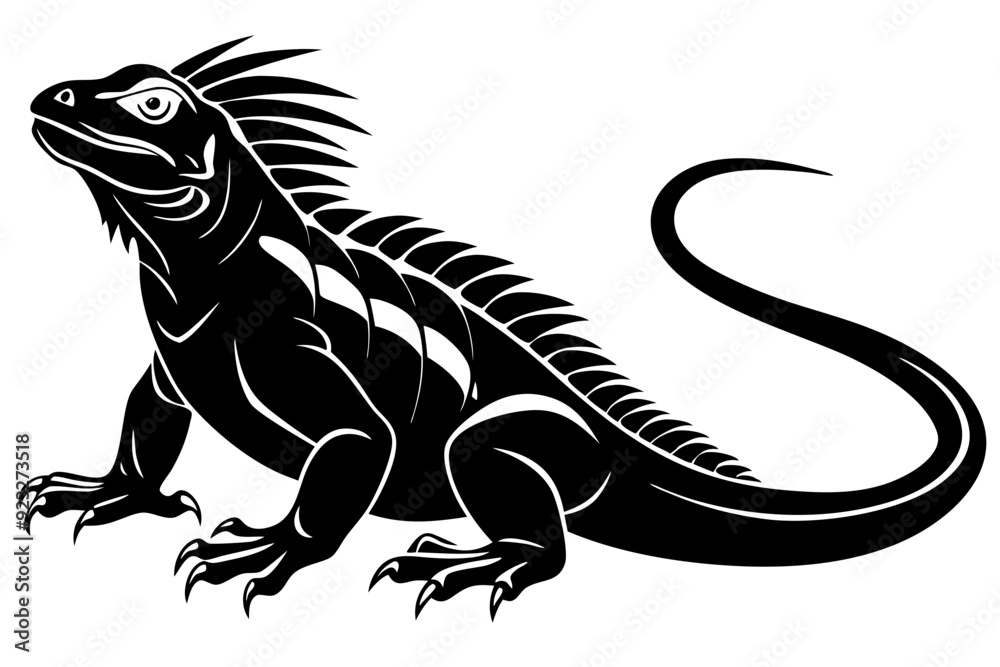 iguana on a branch iguana on a branch