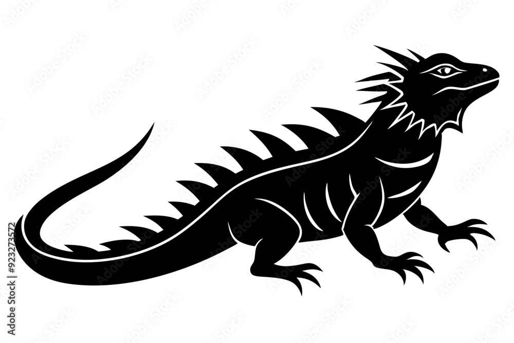 iguana on a branch iguana on a branch