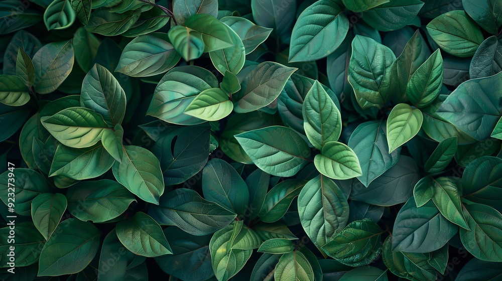 Green leaves geometric pattern background Green leaves geometric pattern background