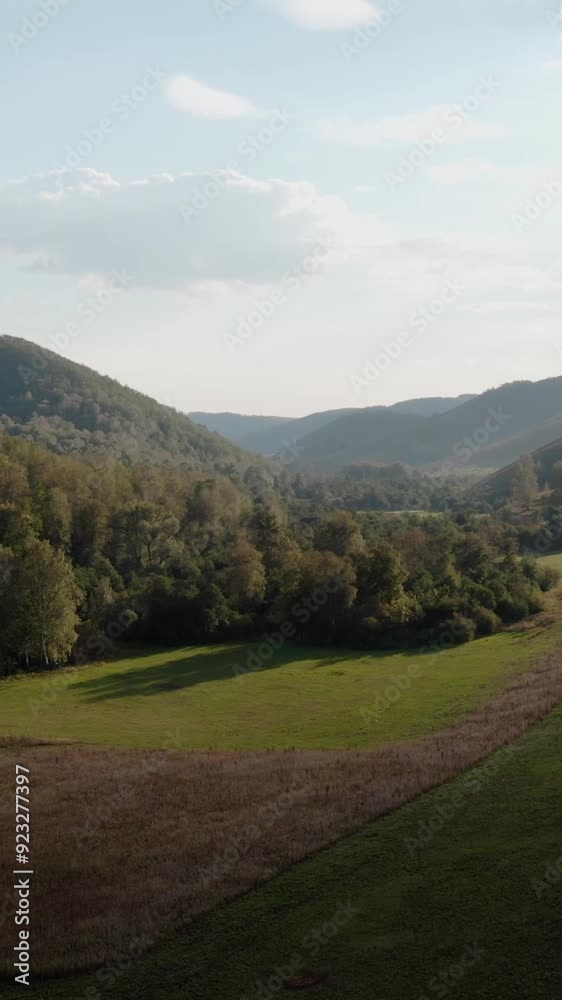 Fantastic view of rural area during summer Fantastic view of rural area during summer