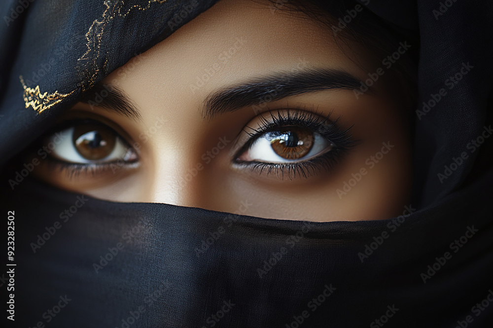 Saudi women eye Ultra-realistic high resolution image