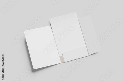 A4 Folder Blank Mockup