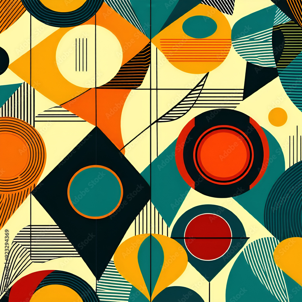 seamless pattern with circles seamless pattern with circles