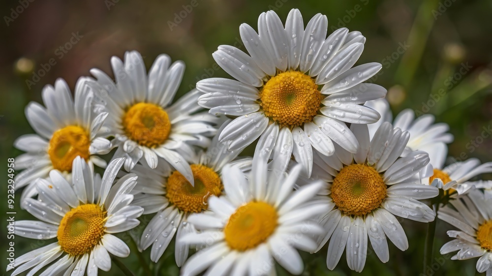 Fototapeta premium Beautiful daisy flowers, shop now