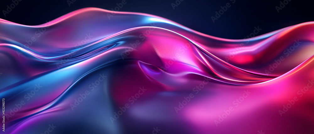 Abstract Blue and Pink Liquid Waves Background Digital Art Abstract Blue and Pink Liquid Waves Background Digital Art