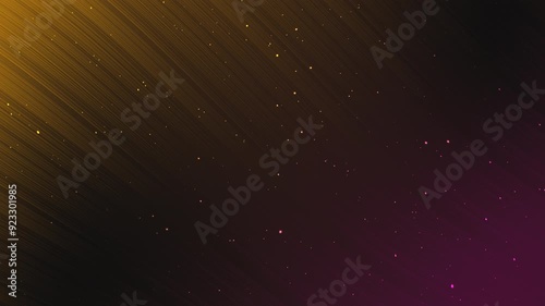 dark purple  gold  gradient backgroundand glowing dots. Perfect for modern designs, luxury branding, and artistic projects. photo