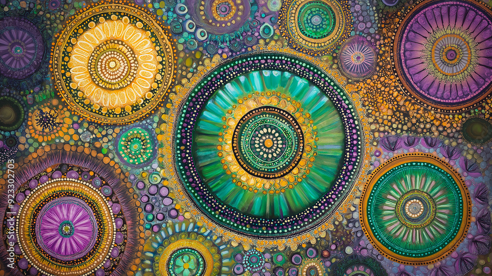 abstract seamless pattern with circles abstract seamless pattern with circles