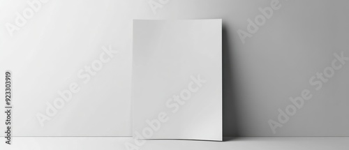 Wallpaper Mural design of a mock-up white paper A4 template for a flyer cover for an informational presentation. brochures or pictures Torontodigital.ca