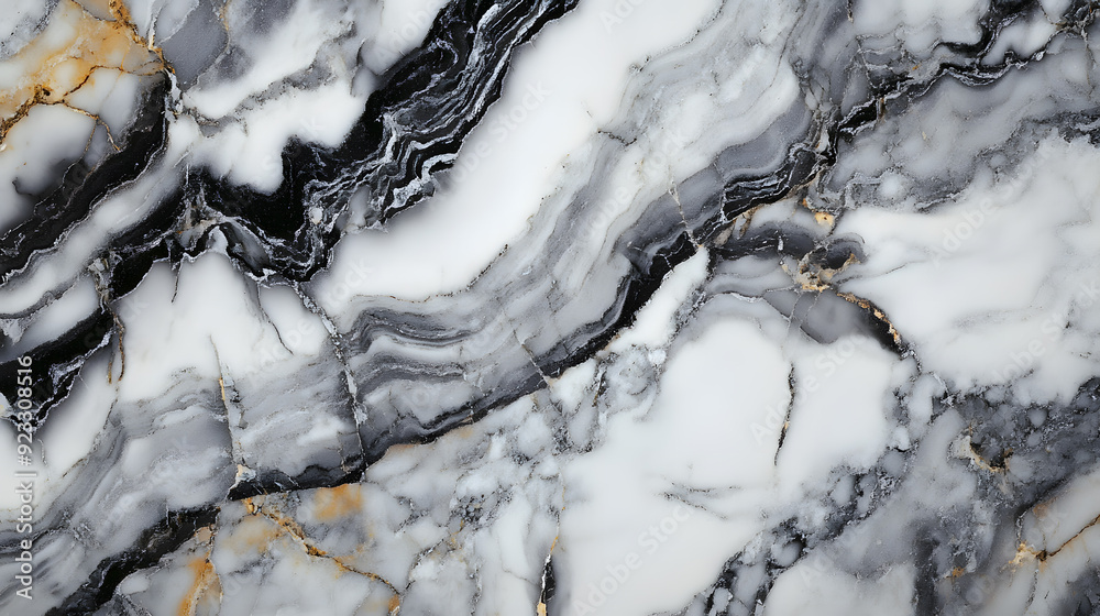 Fototapeta premium White and black marble texture background