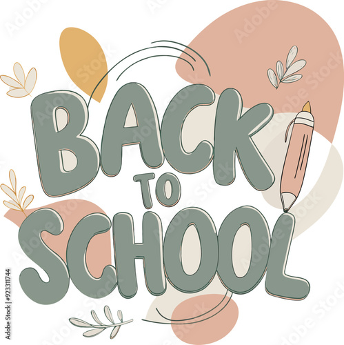 Back to School Vector design