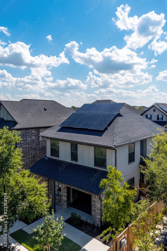 House with Solar Panels House with Solar Panels