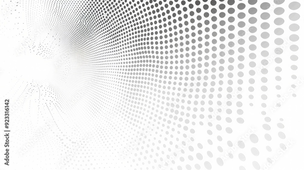 Abstract gray and white dotted background, a futuristic design. Abstract gray and white dotted background, a futuristic design.